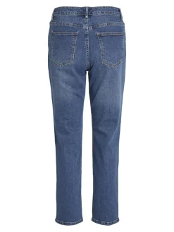 VISOMMER RWRE 7/8 STRAIGHT JEANS - NOOS medium blue denim