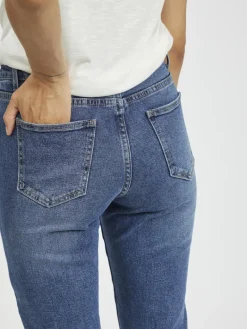 VISOMMER RWRE 7/8 STRAIGHT JEANS - NOOS medium blue denim