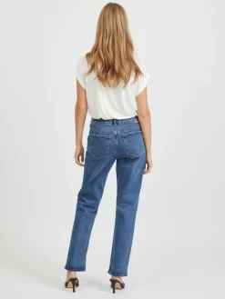 VISTRAY DL RW STRAIGHT JEANS MBD - NOOS medium blue denim