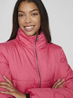 VITATE L/S SHORT PUFFER JACKET - NOOS fandango pink