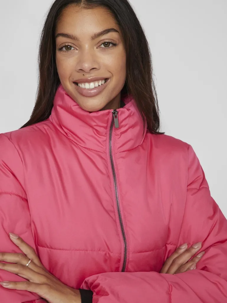 VITATE L/S SHORT PUFFER JACKET - NOOS fandango pink