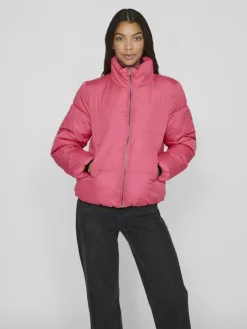 VITATE L/S SHORT PUFFER JACKET - NOOS fandango pink