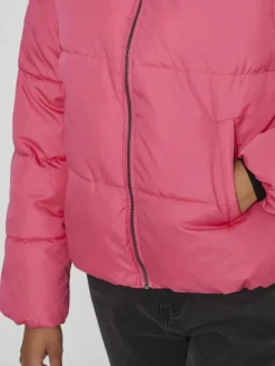 VITATE L/S SHORT PUFFER JACKET - NOOS fandango pink