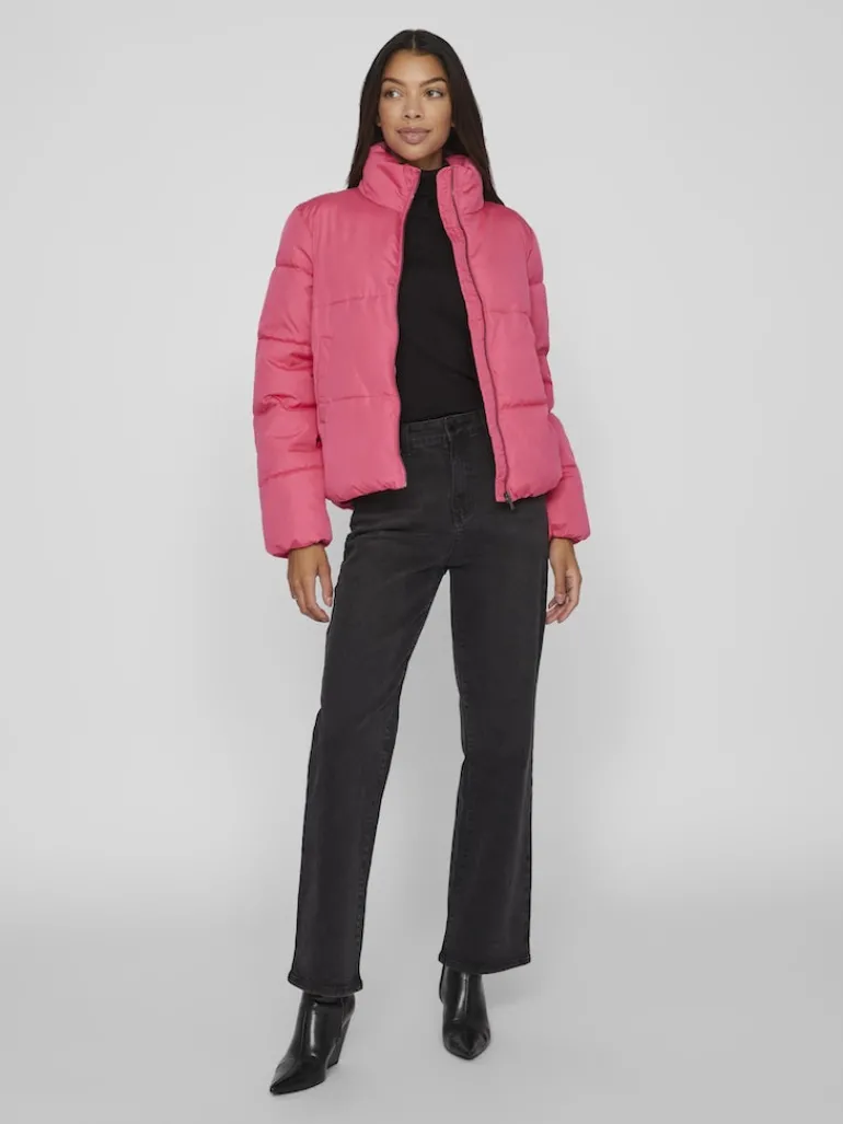 VITATE L/S SHORT PUFFER JACKET - NOOS fandango pink