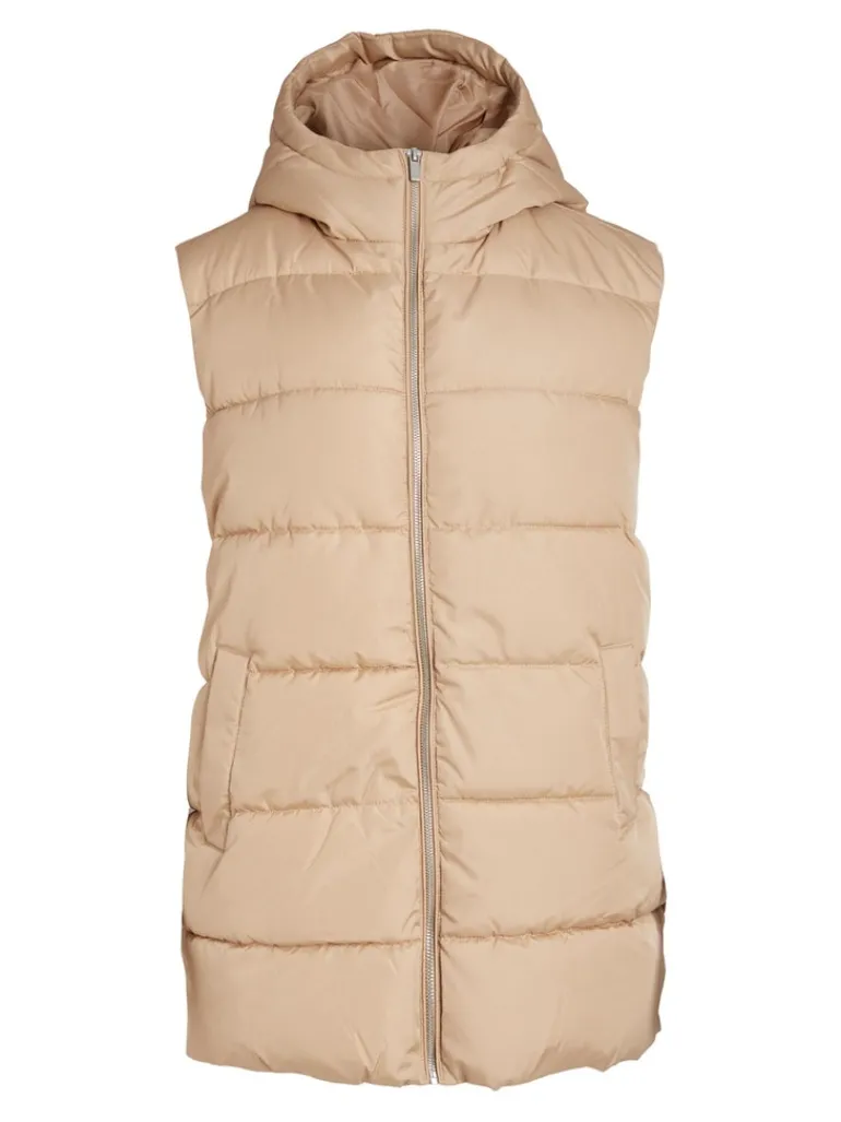 VITATE S/L PUFFER VEST - NOOS sesame