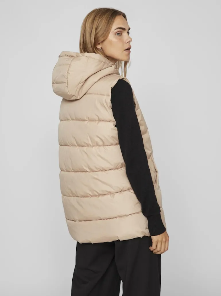 VITATE S/L PUFFER VEST - NOOS sesame