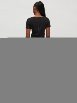 VITINNY NEW S/S DRESS - NOOS black