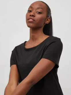 VITINNY NEW S/S DRESS - NOOS black