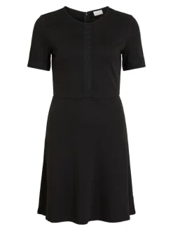 VITINNY SAPI S/S LACE DRESS/ZA black