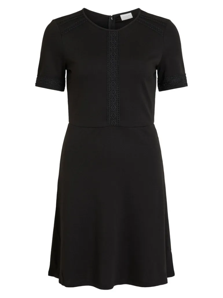 VITINNY SAPI S/S LACE DRESS/ZA black