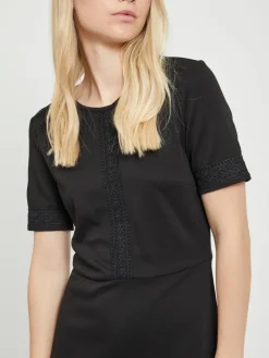 VITINNY SAPI S/S LACE DRESS/ZA black