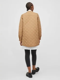 VITRISH QUILTED JACKET/SU - NOOS tigers eye
