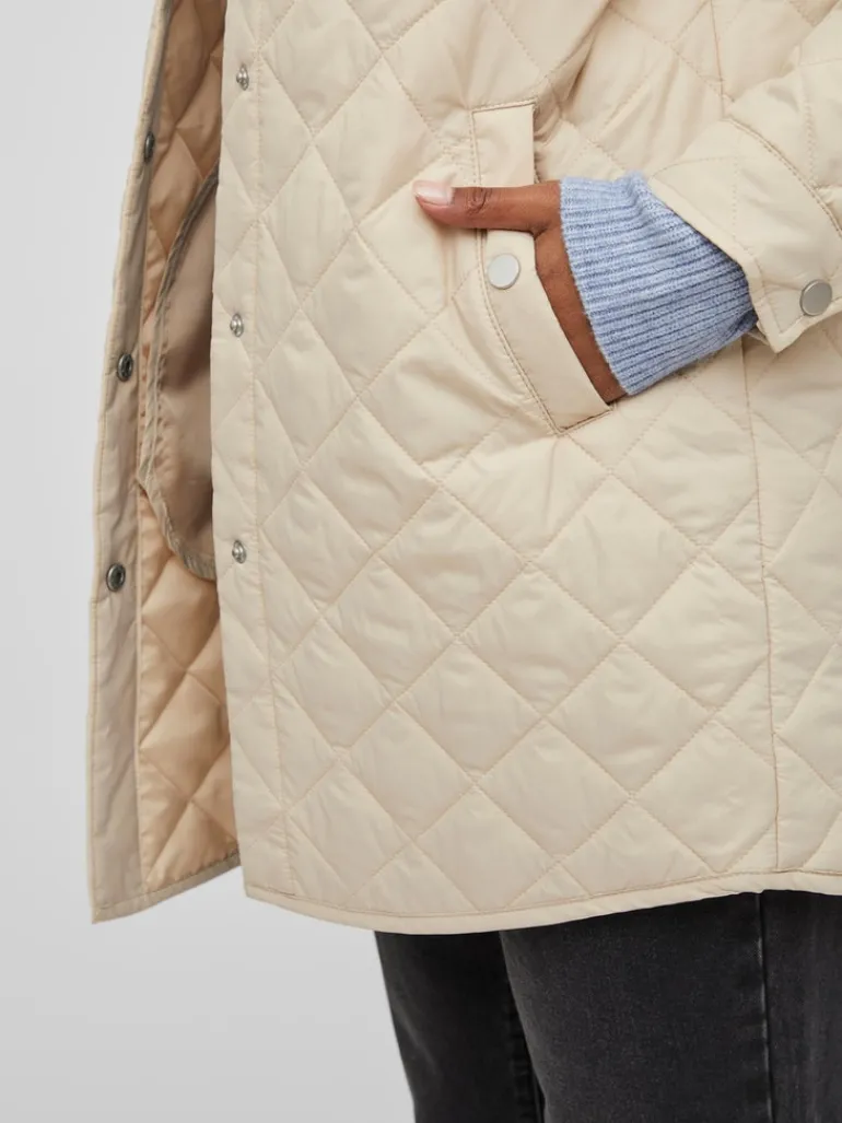 VITRISH QUILTED JACKET/SU - NOOS cement