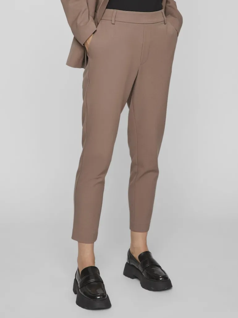 VIVARONE HW SLIM PANT - NOOS brown lentil
