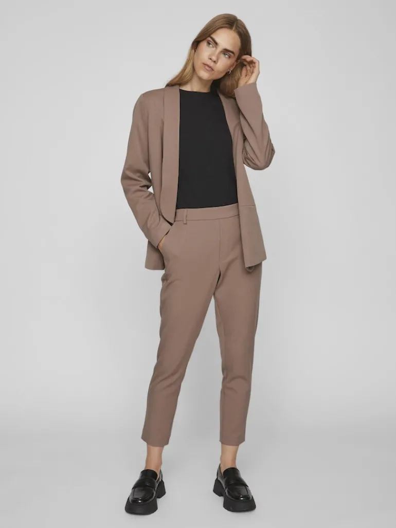 VIVARONE HW SLIM PANT - NOOS brown lentil