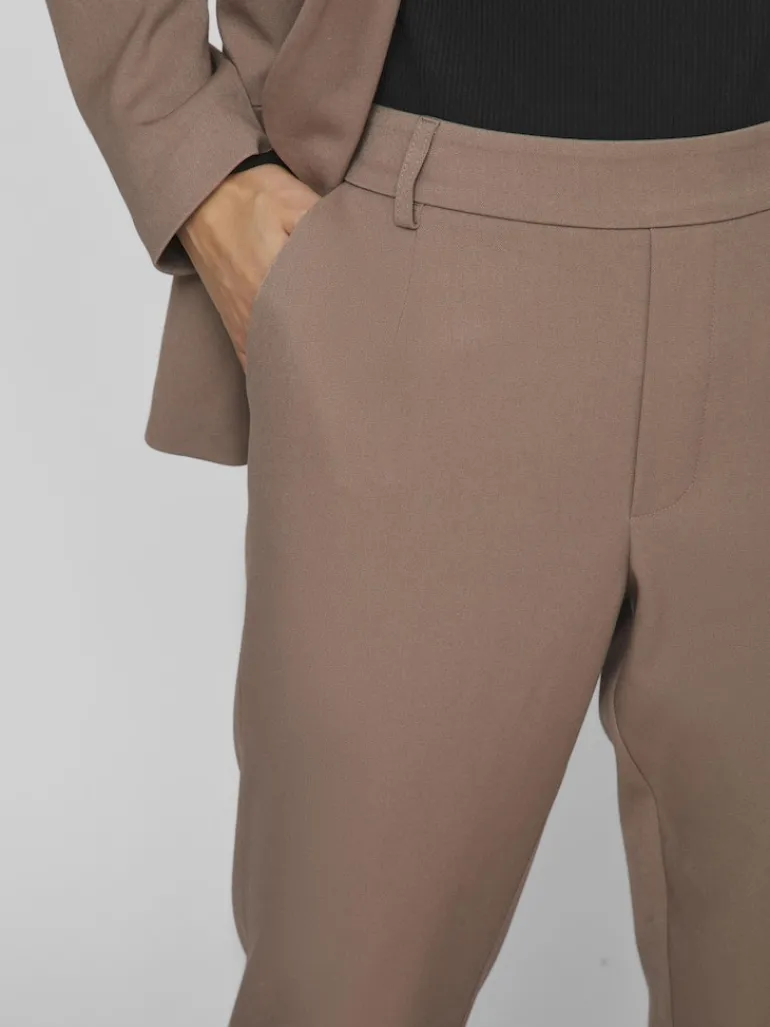 VIVARONE HW SLIM PANT - NOOS brown lentil