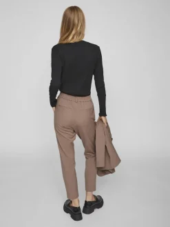 VIVARONE HW SLIM PANT - NOOS brown lentil
