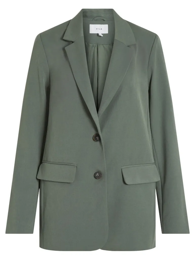 VIVARONE LOOSE BLAZER-NOOS duck green