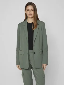 VIVARONE LOOSE BLAZER-NOOS duck green