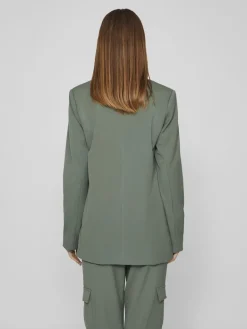 VIVARONE LOOSE BLAZER-NOOS duck green