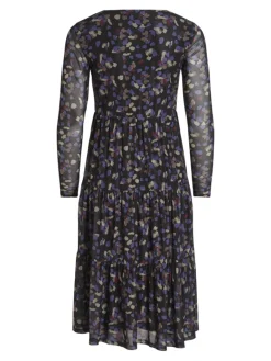 VIVOLETTIS MESI L/S MIDI DRESS/PB black
