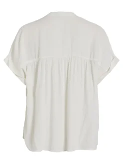 VIYARINA V-NECK S/S TOP/R egret