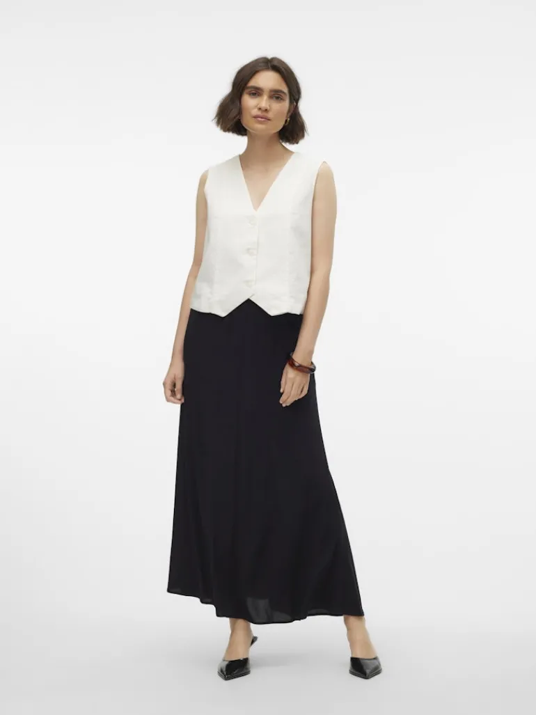 VMALBA ANKLE SKIRT WVN NOOS schwarz1