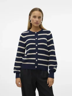 VMAMAZING LS O-NECK CARDIGAN GA BOO navy blazer