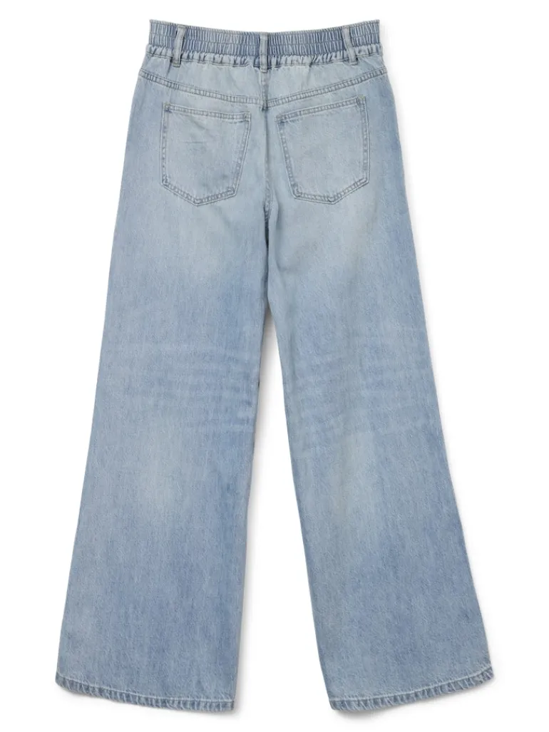 VMANNET MR WIDE JEANS SI321 medium blue denim