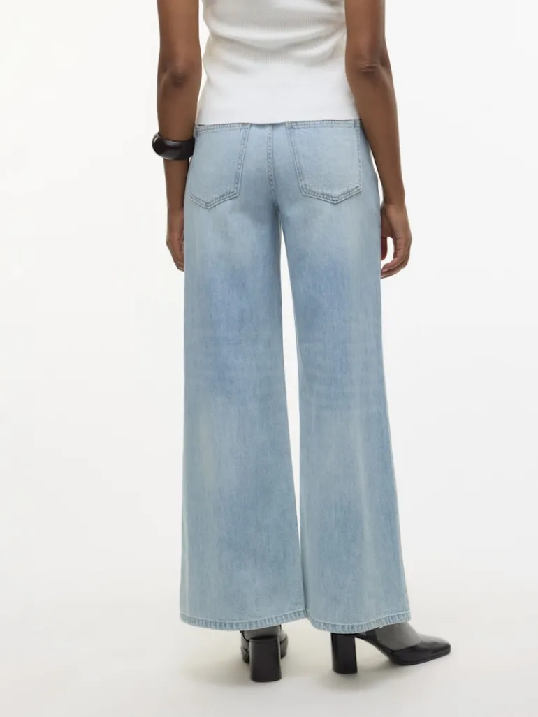 VMANNET MR WIDE JEANS SI321 medium blue denim