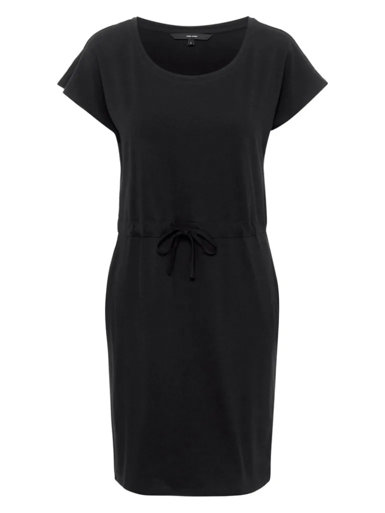 VMAPRIL SS SHORT DRESS NOOS black1