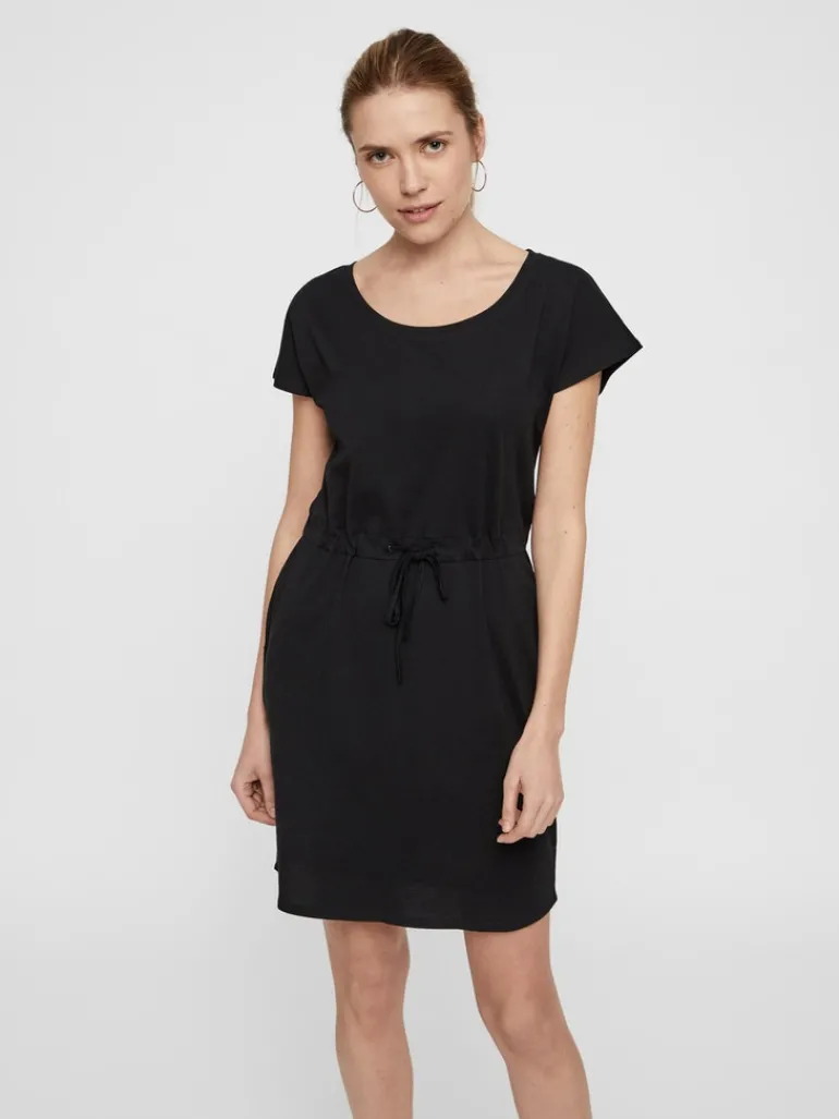 VMAPRIL SS SHORT DRESS NOOS black1