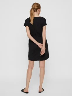 VMAPRIL SS SHORT DRESS NOOS black1