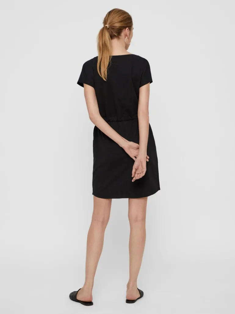 VMAPRIL SS SHORT DRESS NOOS black1