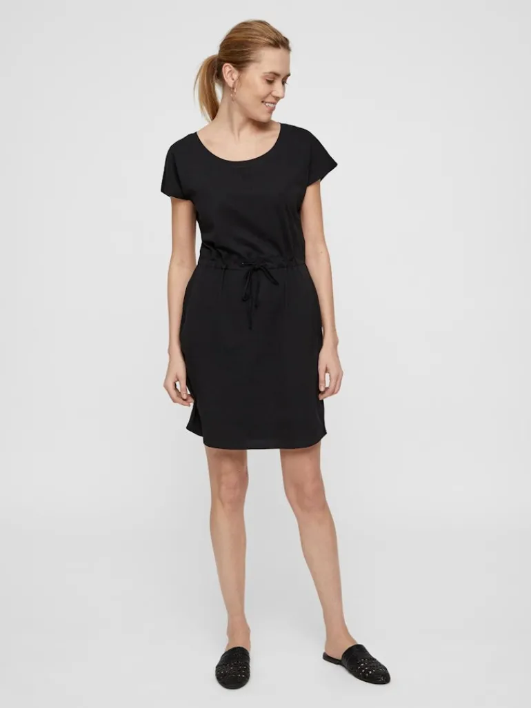 VMAPRIL SS SHORT DRESS NOOS black1