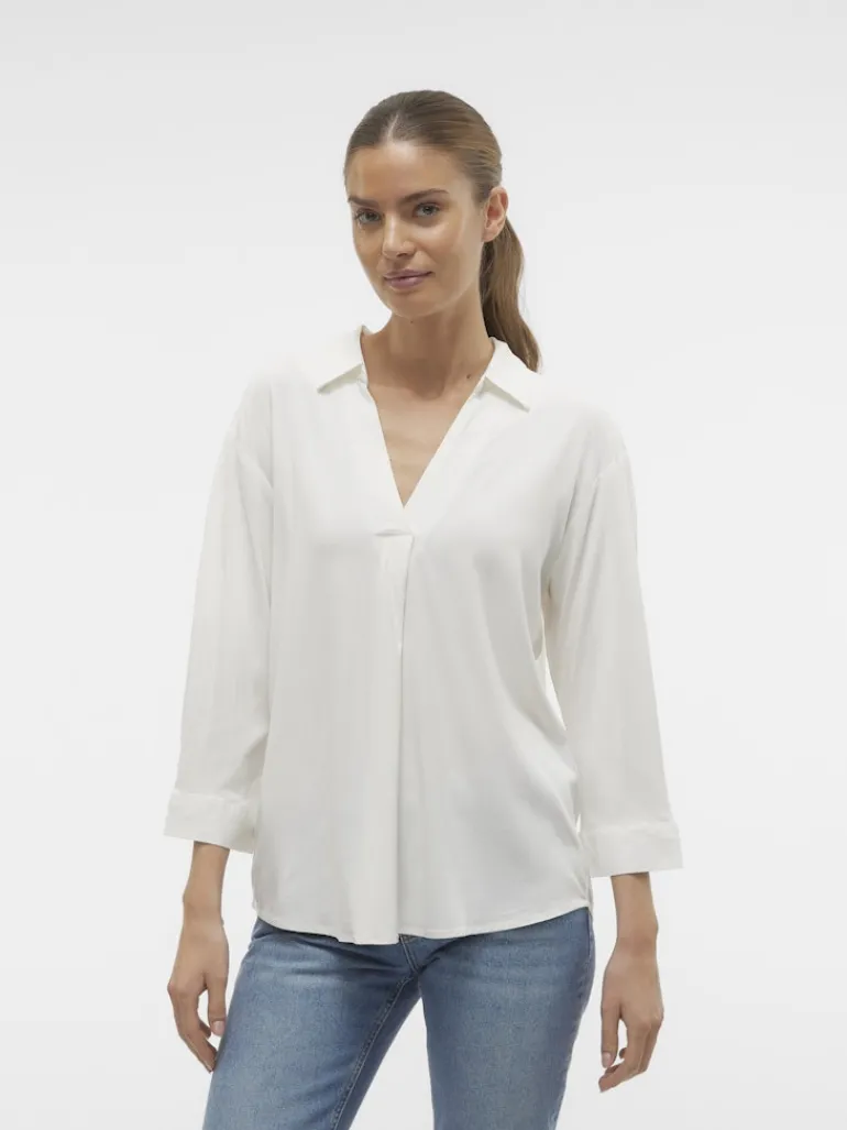 VMBELLA 3/4 TOP WVN GA snow white