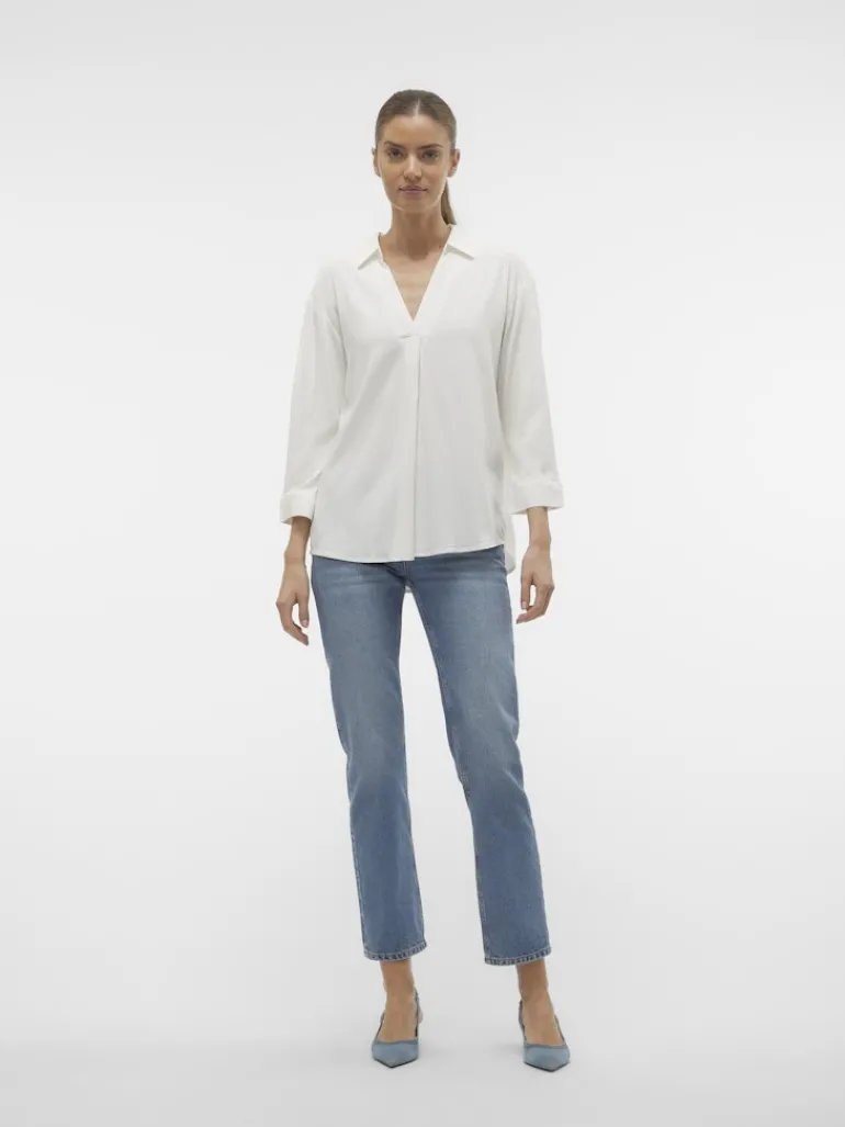 VMBELLA 3/4 TOP WVN GA snow white
