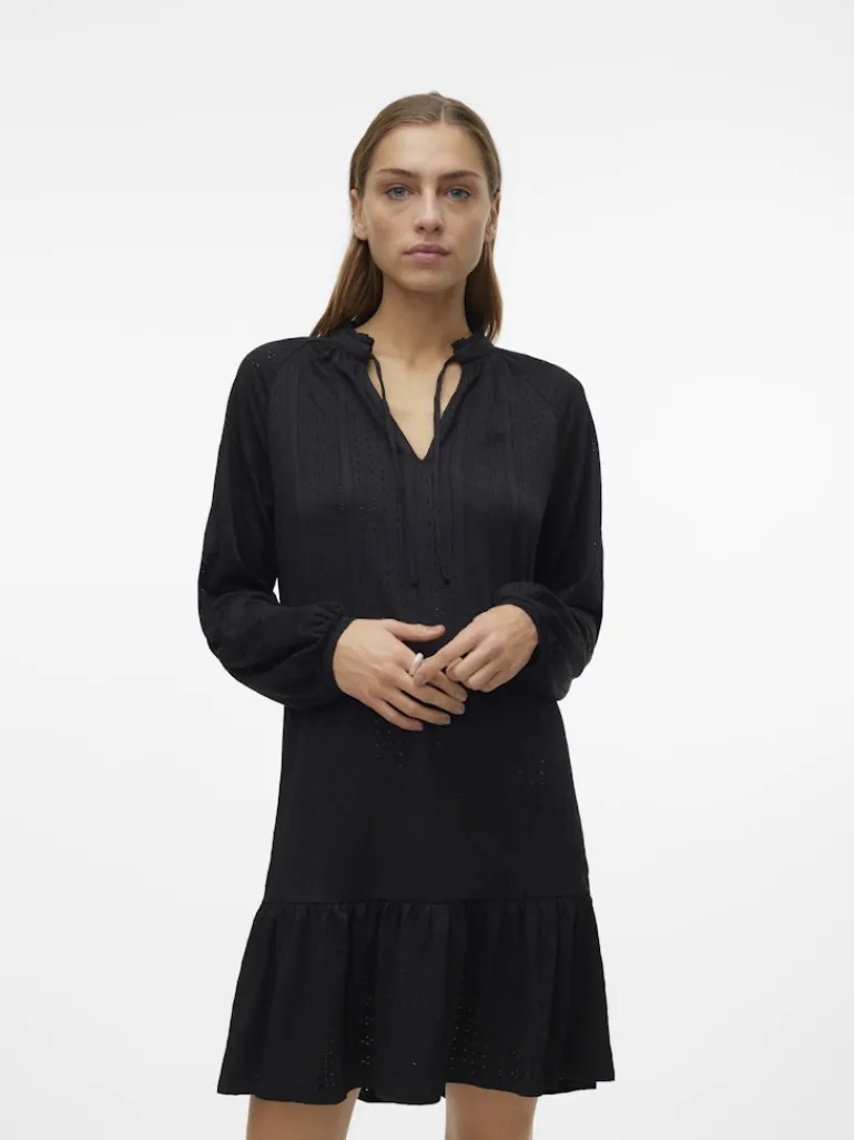 VMBILLI LS SHORT DRESS JRS BOO black