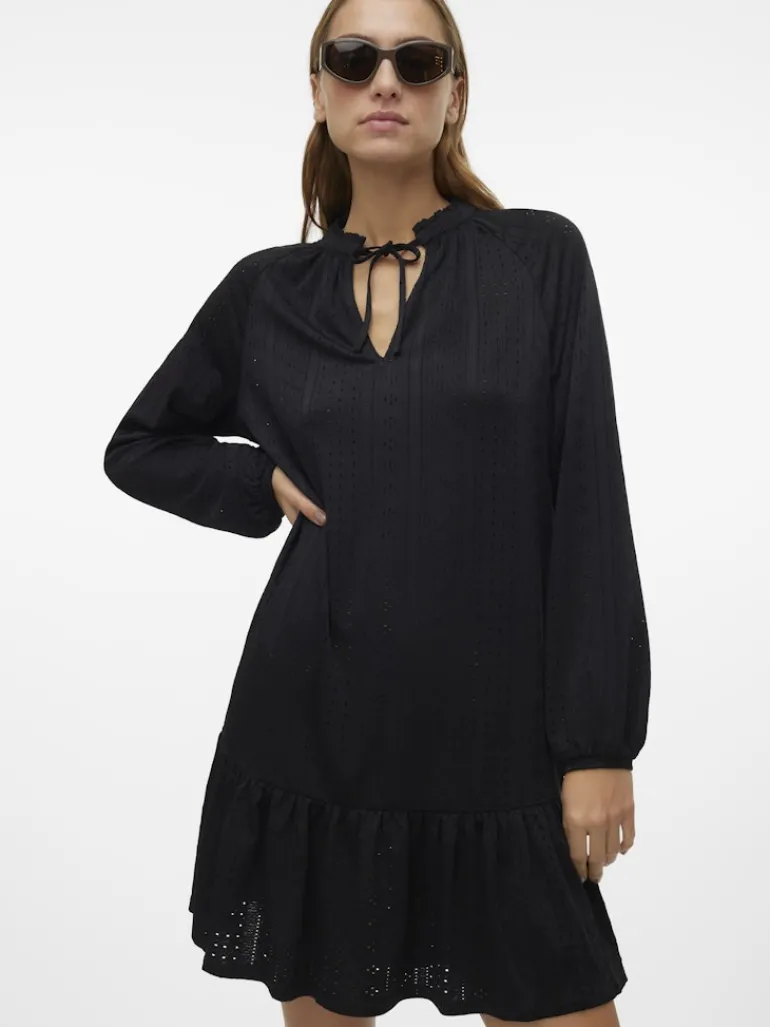 VMBILLI LS SHORT DRESS JRS BOO black