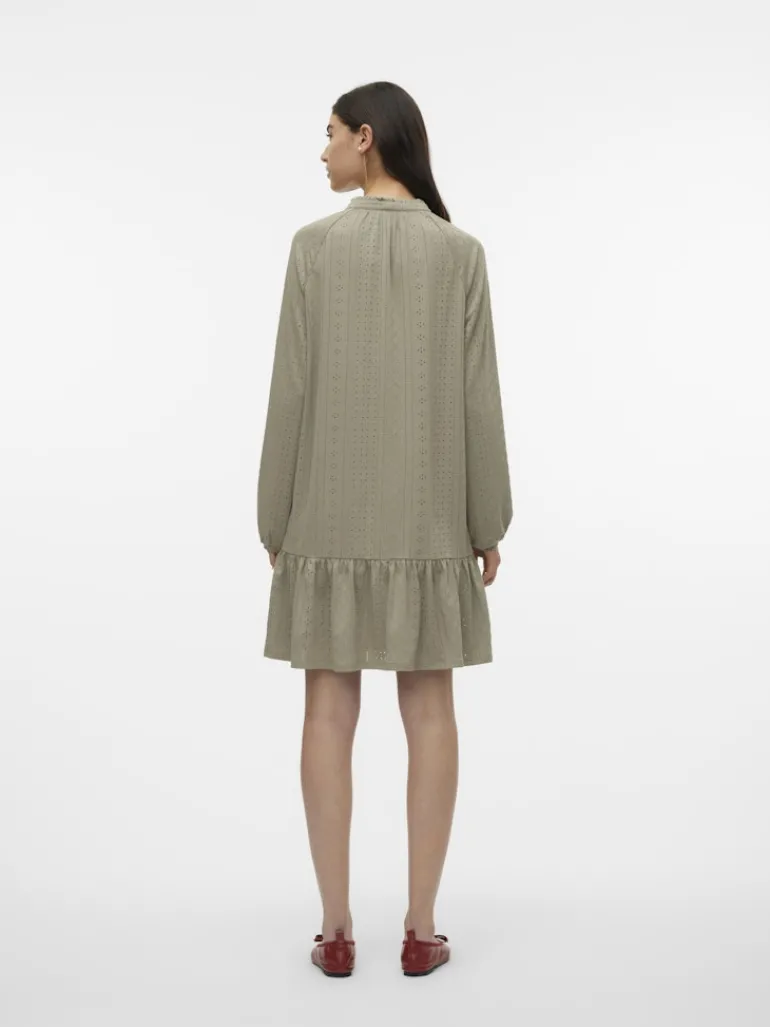 VMBILLI LS SHORT DRESS JRS BOO laurel oak