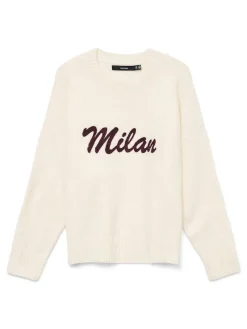 VMBOOM LS O-NECK TEXT PULLOVER NOOS birch