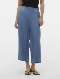 VMBREE MR WIDE TENCEL CULOTTE GA NOOS medium blue denim