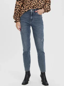 VMBRENDA HR STRAIGHT ANK CUT GU3134 GA dark blue denim