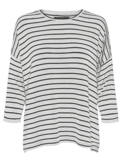 VMBRIANNA 3/4 PULLOVER BOO REP snow white