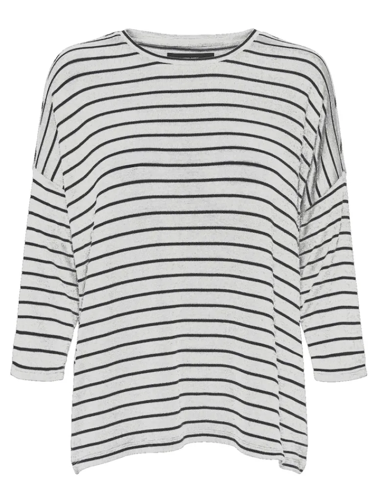 VMBRIANNA 3/4 PULLOVER BOO REP snow white