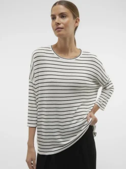 VMBRIANNA 3/4 PULLOVER BOO REP snow white