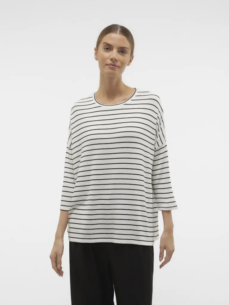 VMBRIANNA 3/4 PULLOVER BOO REP snow white