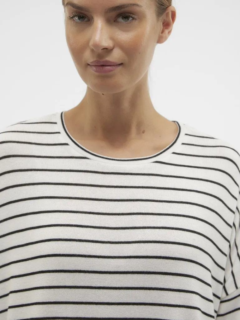 VMBRIANNA 3/4 PULLOVER BOO REP snow white