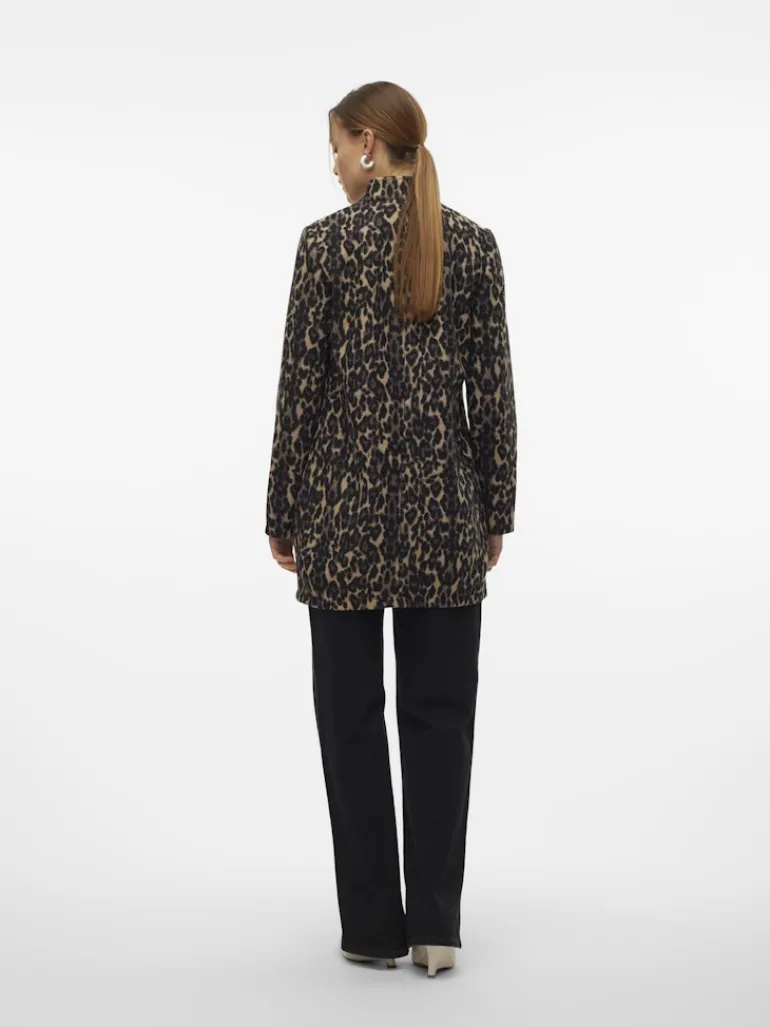 VMBRUSHEDKATRINELEO AW JACKET GA ENT sepia tint