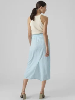 VMBUMPY ANKLE SKIRT WVN GA snow white1